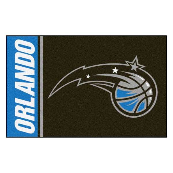 FanMats® - Orlando Magic 19" x 30" Nylon Face Uniform Starter Mat with "Magic Basketball Icon" Logo & Wordmark