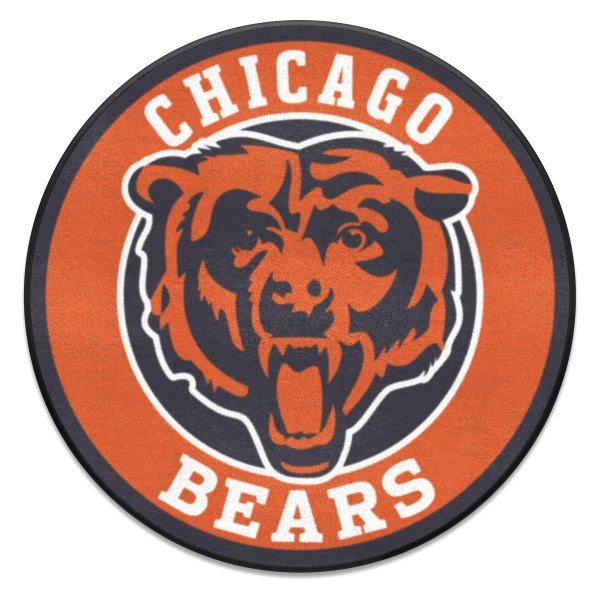 FanMats® - Chicago Bears 27" Dia Nylon Face Floor Mat with "C" Logo