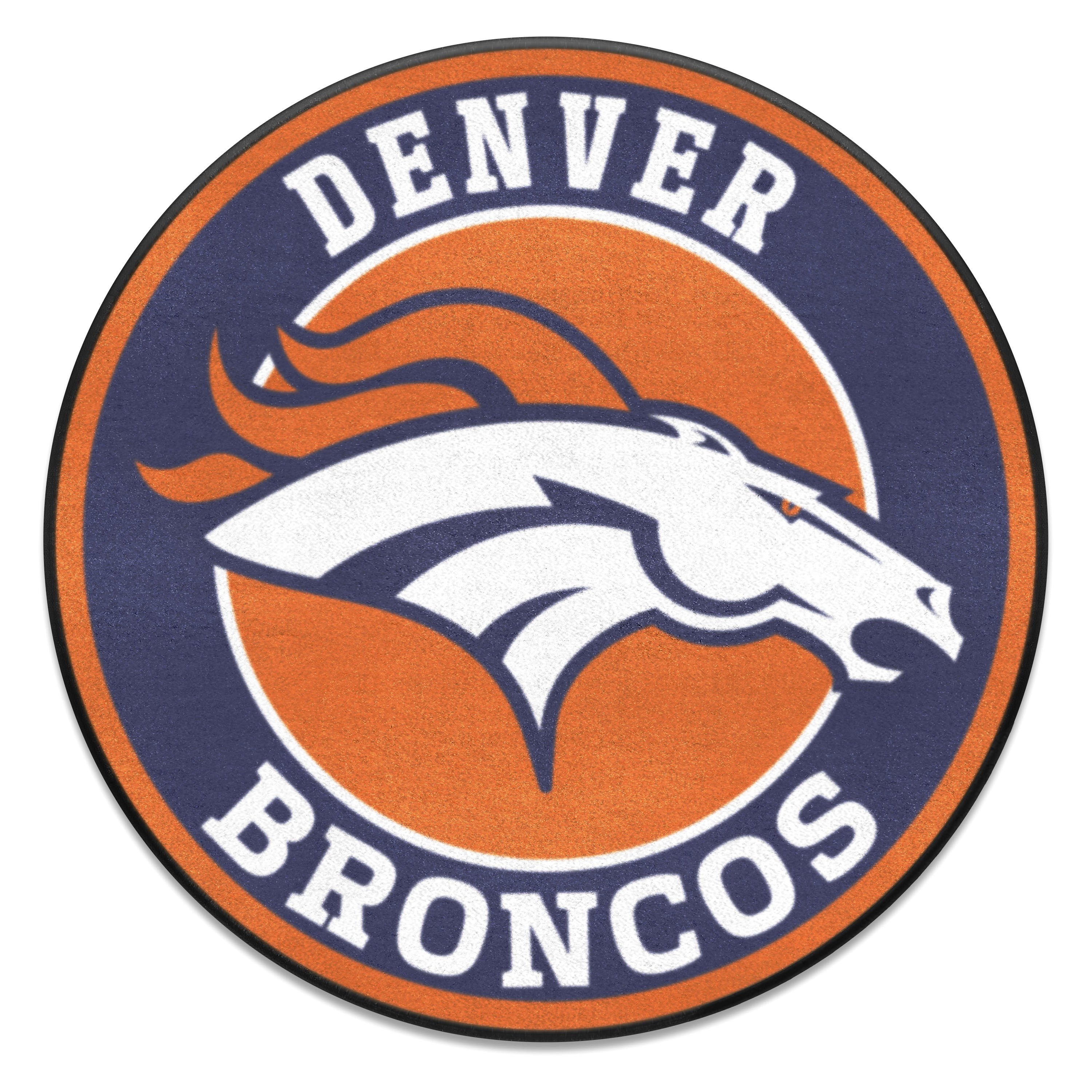 Denver Broncos Camo Front 2 Piece Carpet Car Mat Set