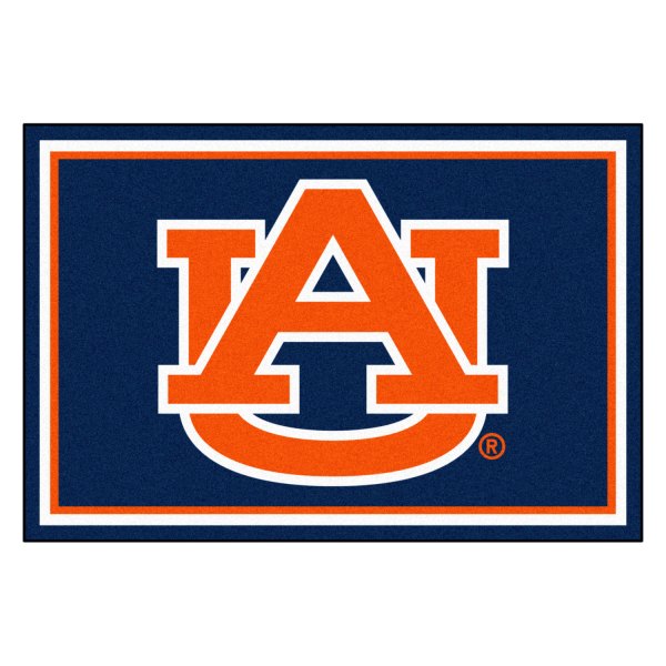 FanMats® - Auburn University 60" x 96" Nylon Face Ultra Plush Floor Rug with "AU" Logo