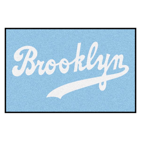 FanMats® - Cooperstown Retro Collection 1944 Brooklyn Dodgers 19" x 30" Nylon Face Starter Mat