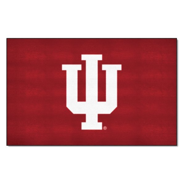 FanMats® - Indiana University 60" x 96" Nylon Face Ulti-Mat with "IU" Logo