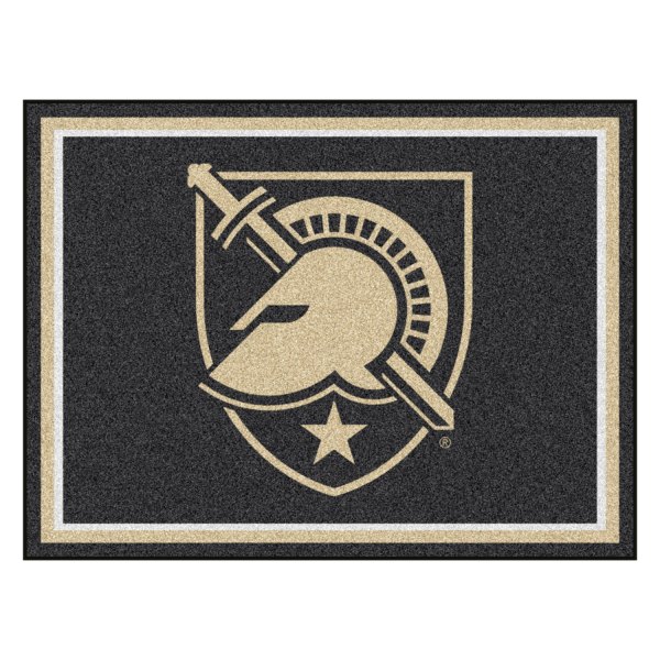 FanMats® - U.S. Military Academy 96" x 120" Nylon Face Ultra Plush Floor Rug with "Shield with Armour" Primary Logo