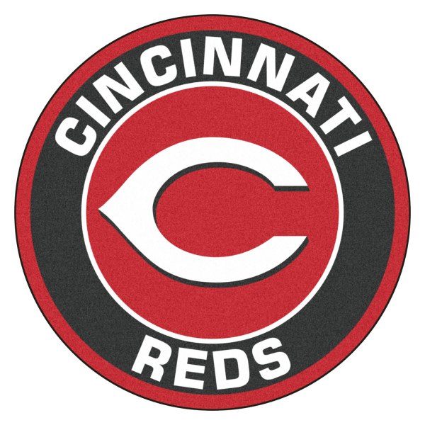 FanMats® - Cincinnati Reds 27" Dia Nylon Face Floor Mat with "C" Logo