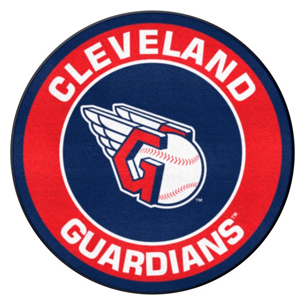 FanMats® - Cleveland Indians 27" Dia Nylon Face Floor Mat with "C" Logo