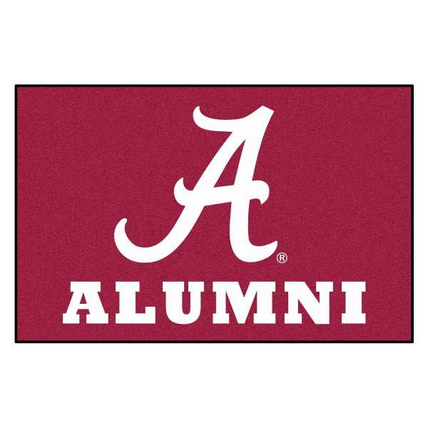 FanMats® - "Alumni" University of Alabama Alumni 19" x 30" Nylon Face Starter Mat with "Script A" Logo