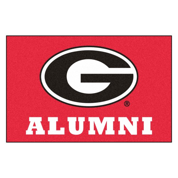 FanMats® - "Alumni" University of Georgia 19" x 30" Nylon Face Starter Mat with "G" Logo