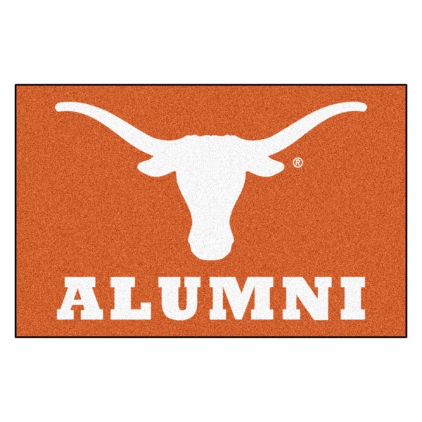 FanMats® - "Alumni" University of Texas 19" x 30" Nylon Face Starter Mat with "Longhorn" Logo