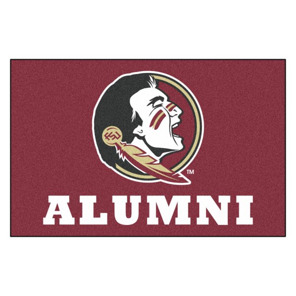 FanMats® - "Alumni" Florida State University 19" x 30" Nylon Face Starter Mat with "Seminole" Logo
