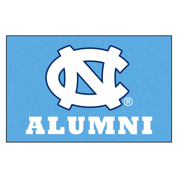 FanMats® - "Alumni" University of North Carolina (Chapel Hill) 19" x 30" Nylon Face Starter Mat with "NC" Logo