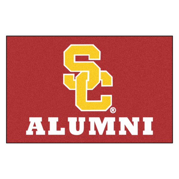 FanMats® - "Alumni" University of Southern California 19" x 30" Nylon Face Starter Mat with "Block SC" Logo