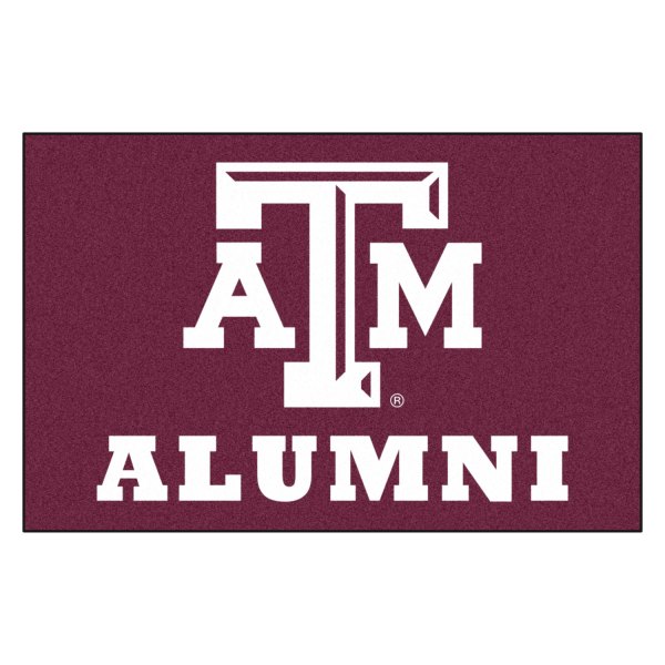 FanMats® - "Alumni" Texas A&M University 19" x 30" Nylon Face Starter Mat with "ATM" Logo