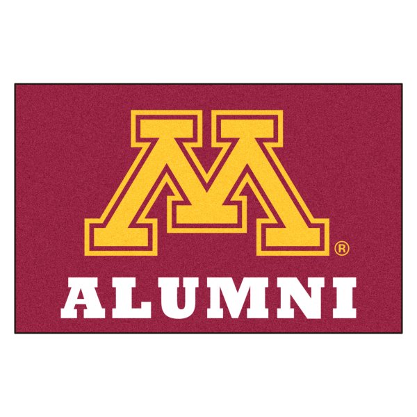 FanMats® - "Alumni" University of Minnesota 19" x 30" Nylon Face Starter Mat with "Block M" Logo