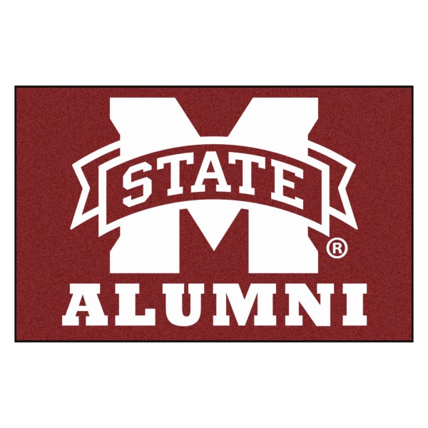 FanMats® - "Alumni" Mississippi State University 19" x 30" Nylon Face Starter Mat with "M State" Logo