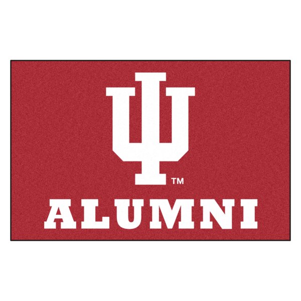 FanMats® - "Alumni" Indiana University 19" x 30" Nylon Face Starter Mat with "IU" Logo