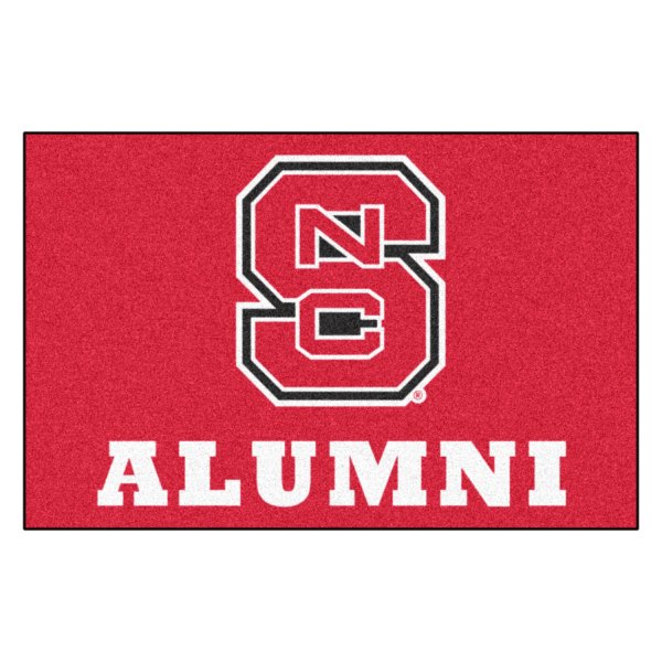 FanMats® - "Alumni" North Carolina State University 19" x 30" Nylon Face Starter Mat with "NCS" Primary Logo