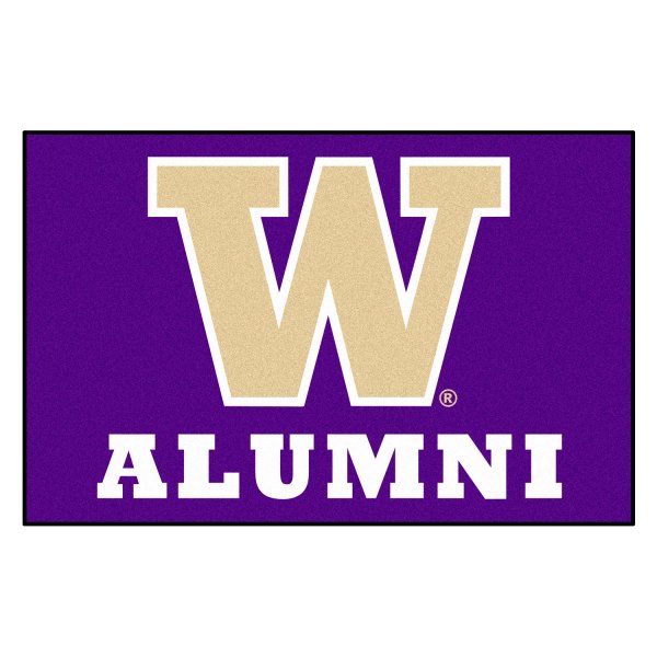 FanMats® - University of Washington 19" x 30" Nylon Face Starter Mat with "Alumni" Logo