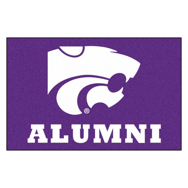 FanMats® - "Alumni" Kansas State University 19" x 30" Nylon Face Starter Mat with "Wildcat" Logo