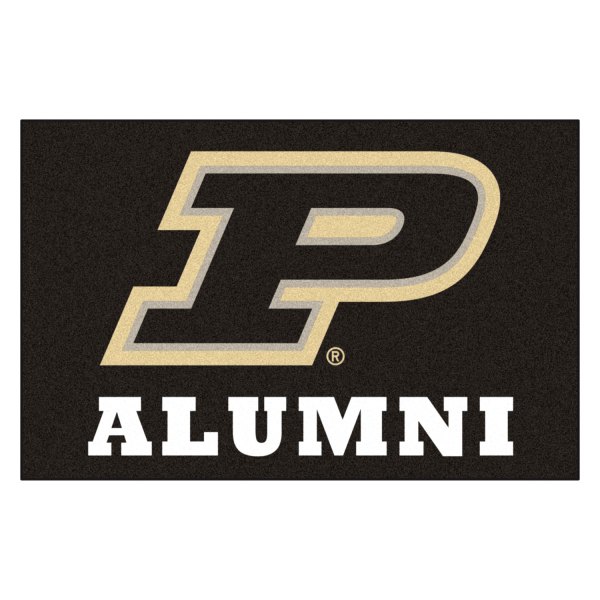 FanMats® - "Alumni" Purdue University 19" x 30" Nylon Face Starter Mat with "P" Logo