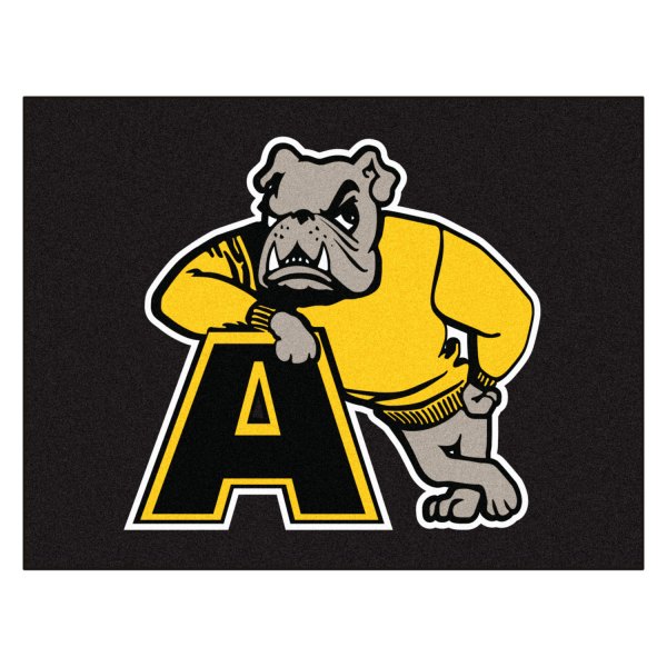 FanMats® - Adrian College 33.75" x 42.5" Nylon Face All-Star Floor Mat with "A & Bulldog" Logo