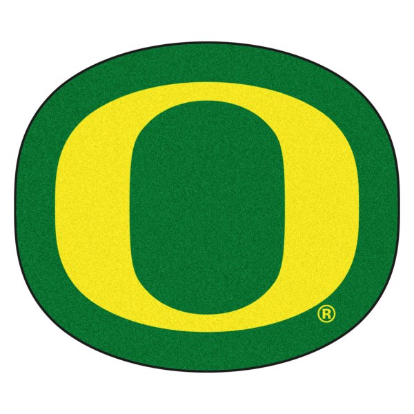 FanMats® - University of Oregon 36" x 48" Mascot Floor Mat with "O" Logo