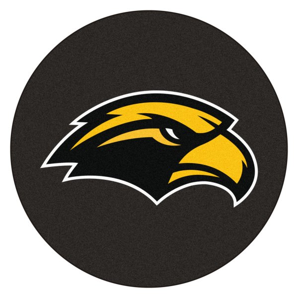 FanMats® - University of Southern Mississippi 27" Dia Nylon Face Hockey Puck Floor Mat with "Eagle" Logo