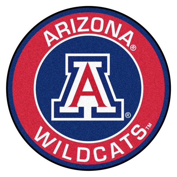 FanMats® - University of Arizona 27" Dia Nylon Face Floor Mat with "A" Primary Logo