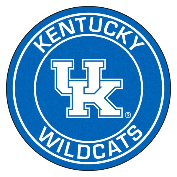 FanMats® - University of Kentucky 27" Dia Nylon Face Floor Mat with "UK" Logo
