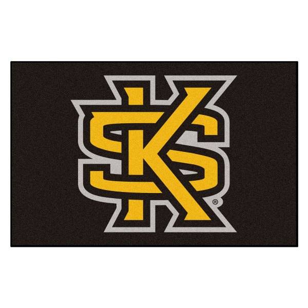 FanMats® - Kennesaw State University 19" x 30" Nylon Face Starter Mat with "Interlocked KS" Logo