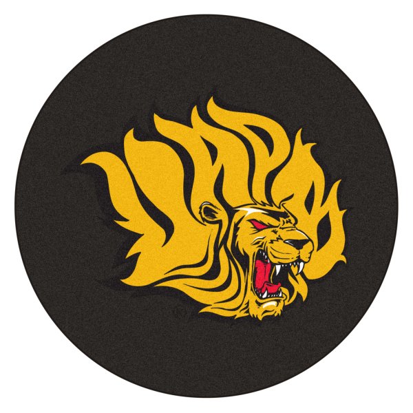 FanMats® - University of Arkansas at Pine Bluff 27" Dia Nylon Face Hockey Puck Floor Mat with "Lion" Logo