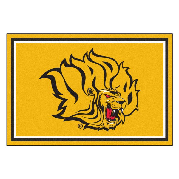 FanMats® - University of Arkansas at Pine Bluff 60" x 96" Nylon Face Ultra Plush Floor Rug with "Lion" Logo