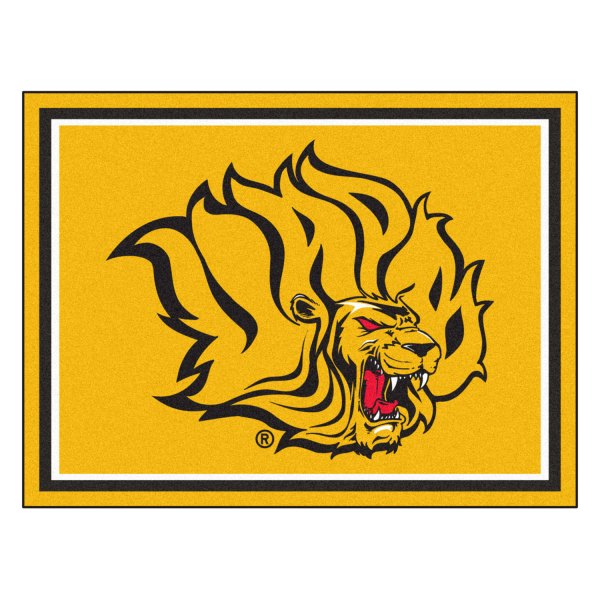 FanMats® - University of Arkansas at Pine Bluff 96" x 120" Nylon Face Ultra Plush Floor Rug with "Lion" Logo