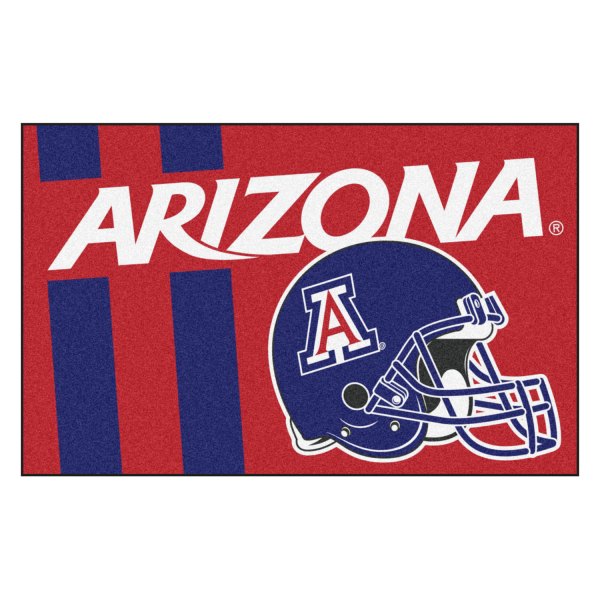 FanMats® - University of Arizona 19" x 30" Nylon Face Uniform Starter Mat with "A" Primary Logo