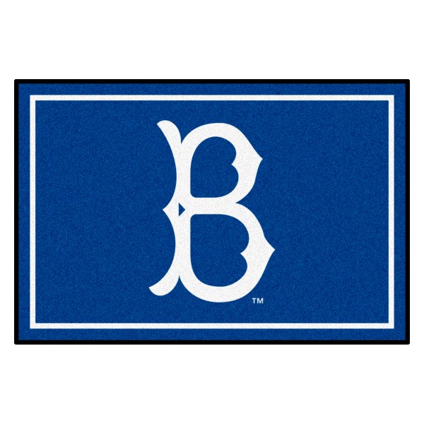 FanMats® - Cooperstown Retro Collection 1949 Brooklyn Dodgers 48" x 72" Nylon Face Ultra Plush Floor Rug