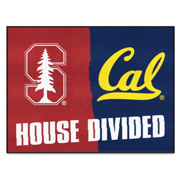 FanMats® - Stanford University/University of California 33.75" x 42.5" Nylon Face House Divided Floor Mat