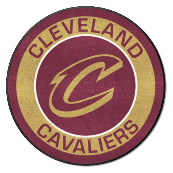 FanMats® - Cleveland Cavaliers 27" Dia Nylon Face Floor Mat with "C" Logo
