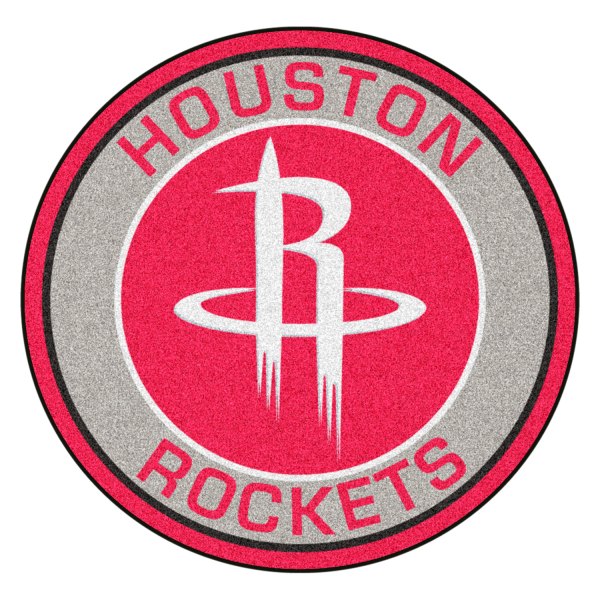 FanMats® - Houston Rockets 27" Dia Nylon Face Floor Mat with "R" Logo