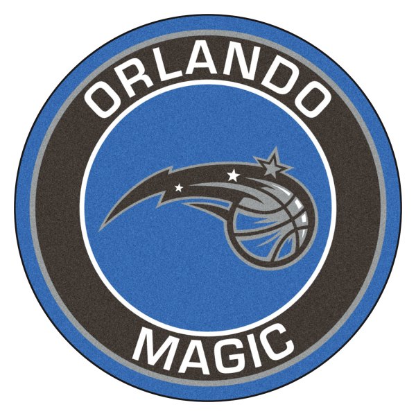 FanMats® - Orlando Magic 27" Dia Nylon Face Floor Mat with "Magic Basketball Icon" Logo