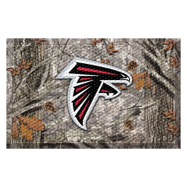 FanMats® - "Camo" Atlanta Falcons 19" x 30" Rubber Scraper Door Mat with "Falcon" Logo