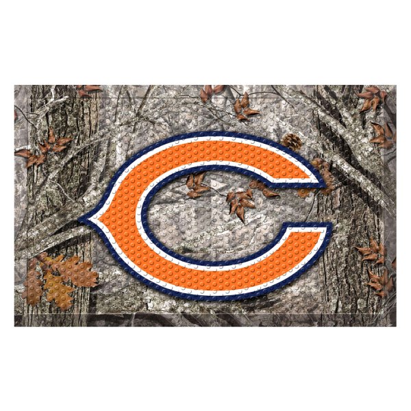 FanMats® - "Camo" Chicago Bears 19" x 30" Rubber Scraper Door Mat with "C" Logo