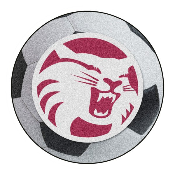 FanMats® - Cal State University (Chico) 27" Dia Nylon Face Soccer Ball Floor Mat with "Wildcat" Logo