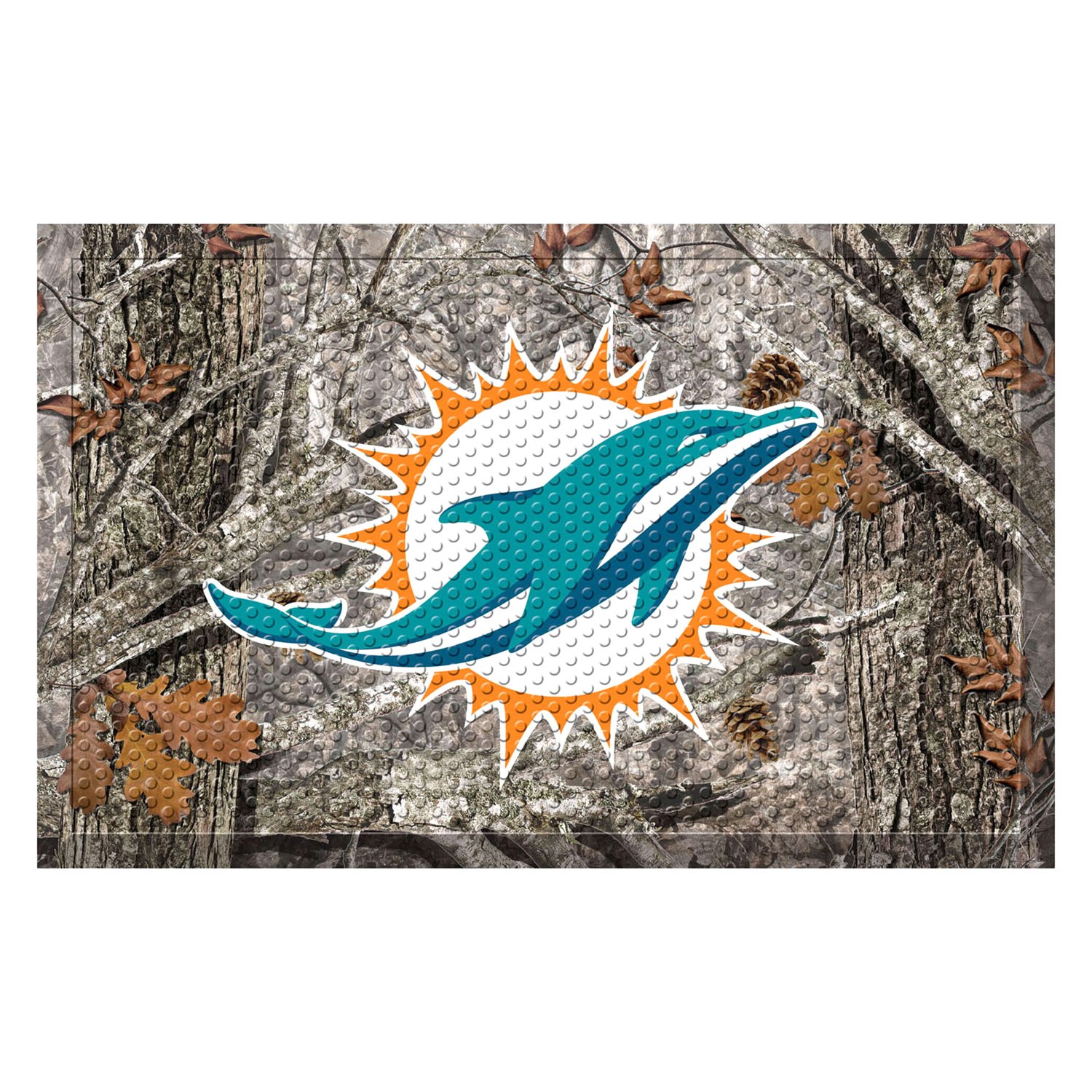 Officially Licensed Miami Dolphins Uniform Rug - 19in. x 30in. - NFL