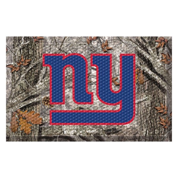 FanMats® - "Camo" New York Giants 19" x 30" Rubber Scraper Door Mat with "NY" Logo