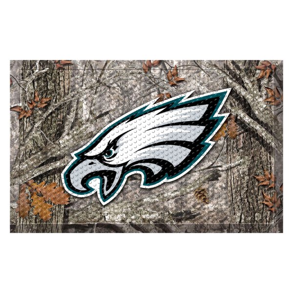 FanMats® - "Camo" Philadelphia Eagles 19" x 30" Rubber Scraper Door Mat with "Eagles" Logo
