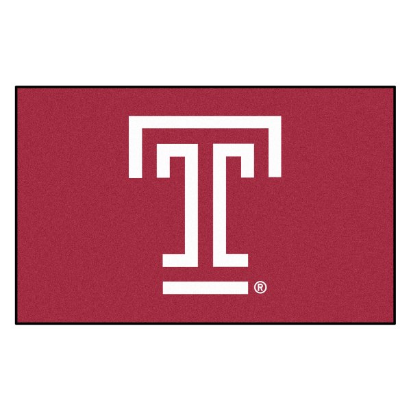 FanMats® - Temple University 60" x 96" Nylon Face Ulti-Mat with "T" Primary Logo