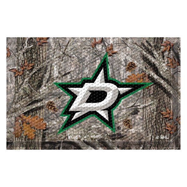 FanMats® - "Camo" Dallas Stars 19" x 30" Rubber Scraper Door Mat with "D Star" Logo