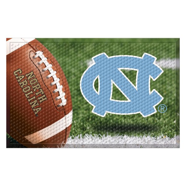 FanMats® - University of North Carolina (Chapel Hill) 19" x 30" Rubber Scraper Door Mat with "NC" Logo