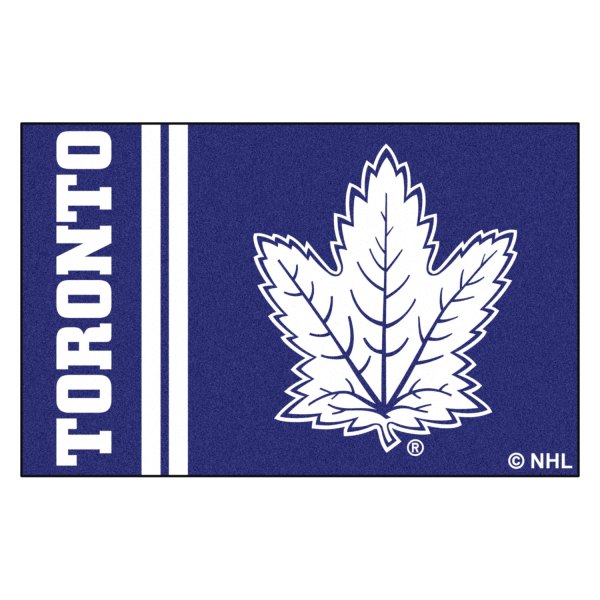 FanMats® - Toronto Maple Leafs 19" x 30" Nylon Face Uniform Starter Mat with Alternative Logo & Wordmark