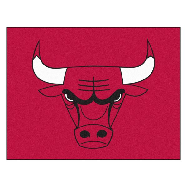 FanMats® - Chicago Bulls 33.75" x 42.5" Nylon Face All-Star Floor Mat with "Bull" Logo
