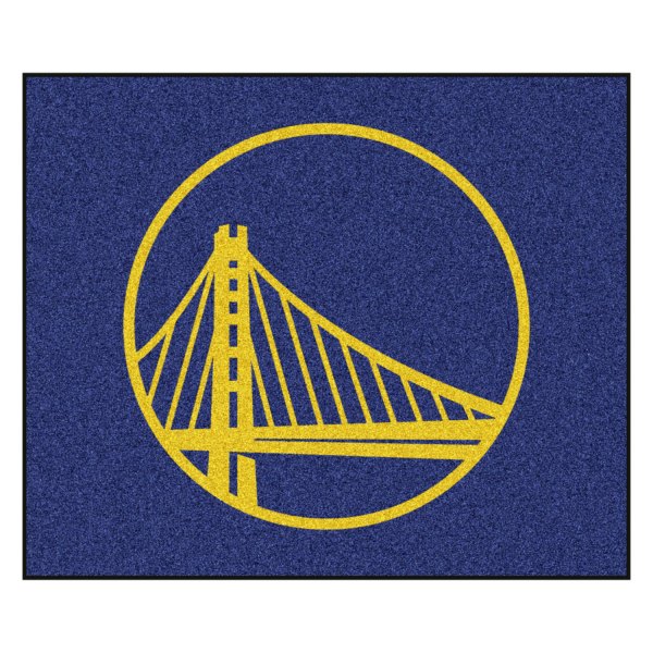 FanMats® - Golden State Warriors 59.5" x 71" Nylon Face Tailgater Mat with "Circular Golden Gate" Logo